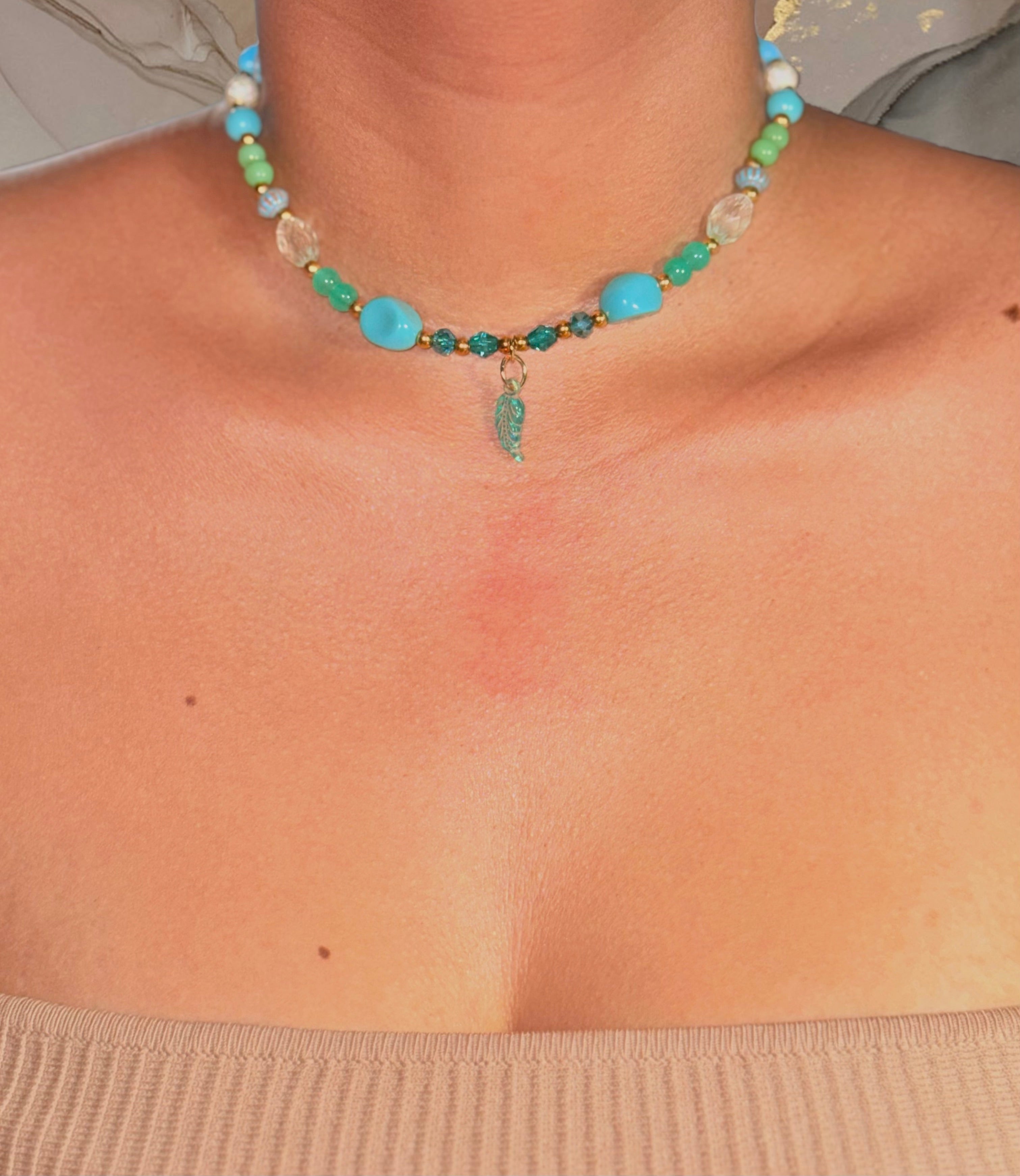 Cyan Necklace