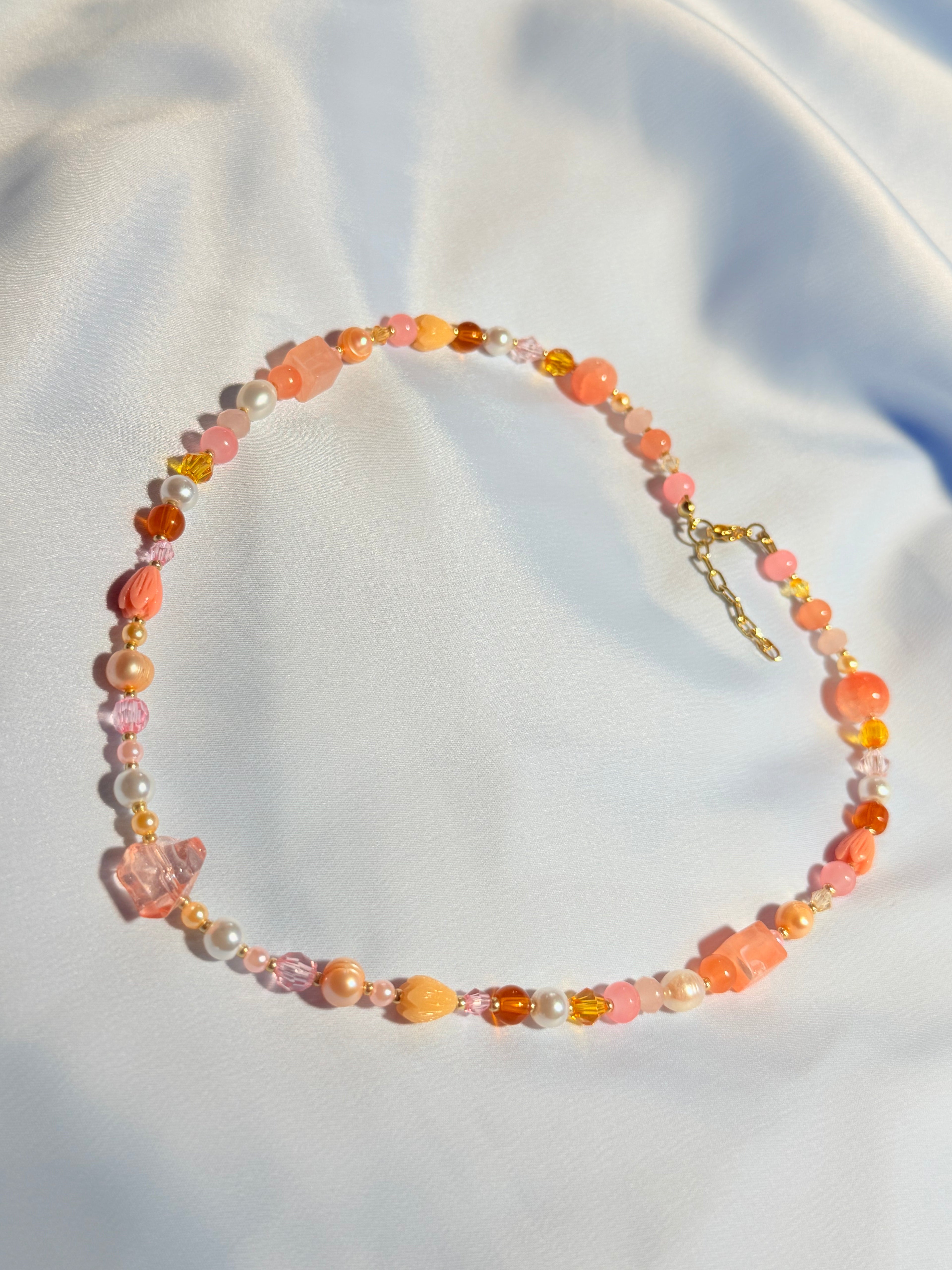 Peachy Necklace