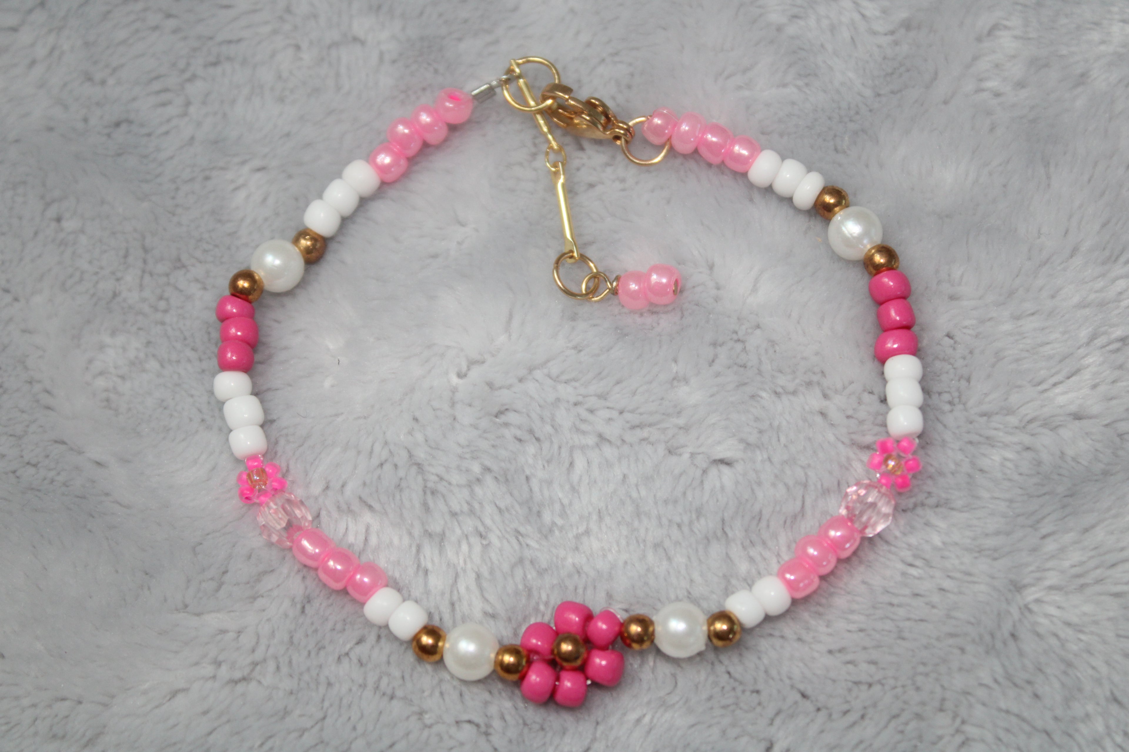 Pink wave bead